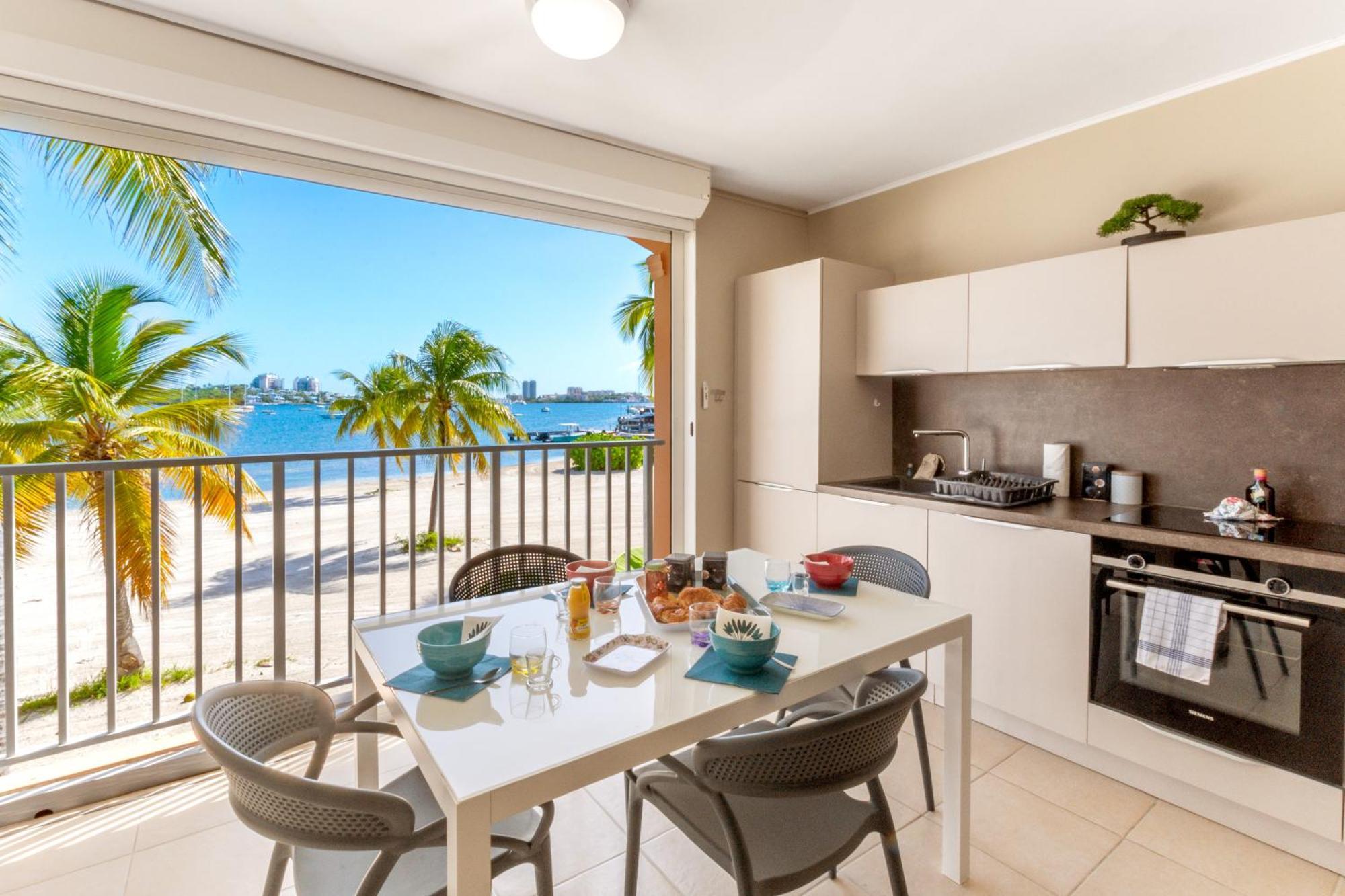 Vue Imprenable Sur Le Lagon, Appartement 1Ch 4P Baie Nettle Dış mekan fotoğraf