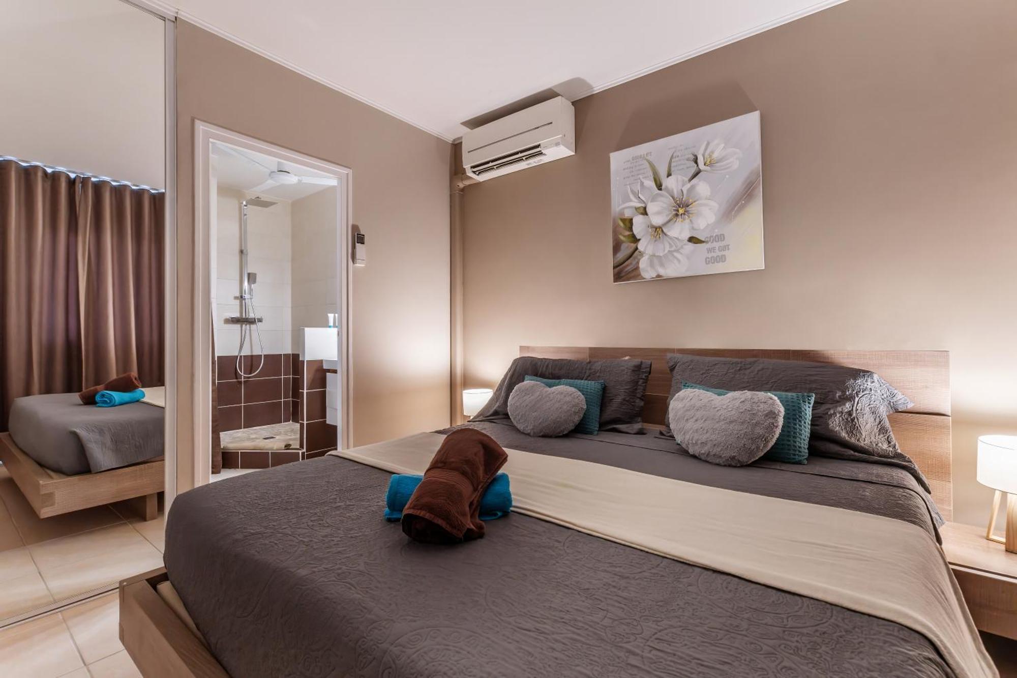 Vue Imprenable Sur Le Lagon, Appartement 1Ch 4P Baie Nettle Dış mekan fotoğraf