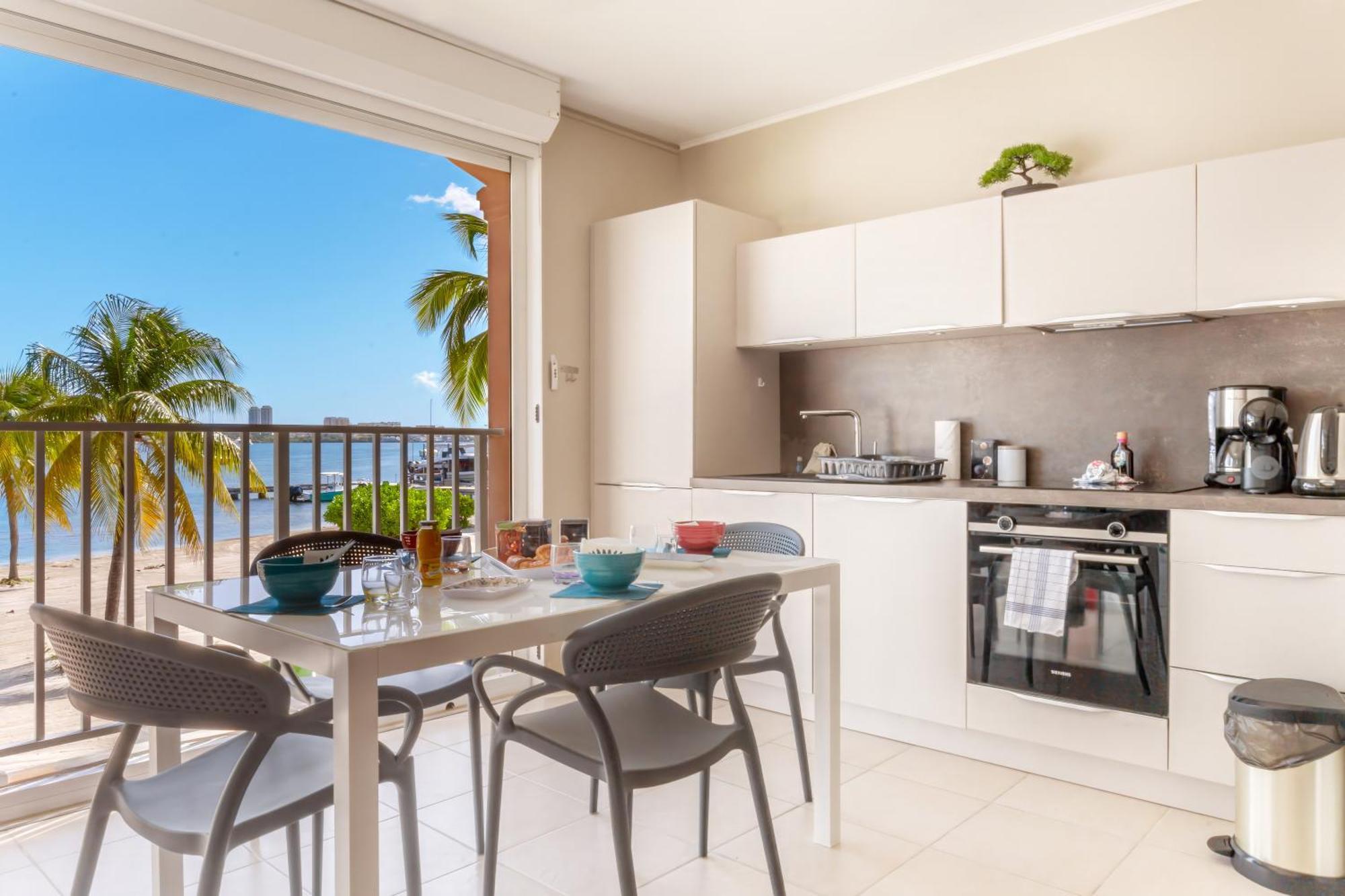 Vue Imprenable Sur Le Lagon, Appartement 1Ch 4P Baie Nettle Dış mekan fotoğraf